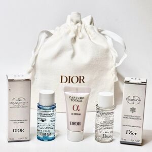 Dior skin care set with pouch (Travel size)